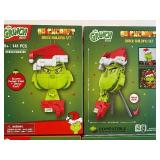 Brickcraft Building Block Ornament Sets, Grinch (2) and Max (2), All 4 Packages are Sealed