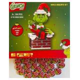 Brickcraft Building Block Set, Up the Chimney Grinch (Package is Sealed) and (23) Grinch Pins