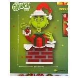 Brickcraft Building Block Set, Up the Chimney Grinch (Package is Sealed) and (23) Grinch Pins
