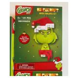 Brickcraft Building Block Sets, Up the Chimney Grinch, Grinch and Max Ornaments (1 Each), All Packages are Sealed