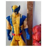 Wolverine - 2013, Approx 12" and Red Hulk - Approx 10"