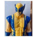Wolverine - 2013, Approx 12" and Red Hulk - Approx 10"