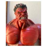 Wolverine - 2013, Approx 12" and Red Hulk - Approx 10"