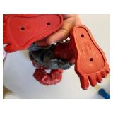 Wolverine - 2013, Approx 12" and Red Hulk - Approx 10"