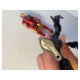 Scorpion - 2008(?) Approx 7" and Iron Man - 2005 Approx 6"
