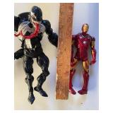 Scorpion - 2008(?) Approx 7" and Iron Man - 2005 Approx 6"