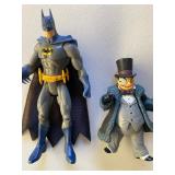 Batman - Approx 6" and Penguin - Approx 4"