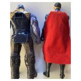Thanos (2017) and Superman (2016), Both Approx 12"