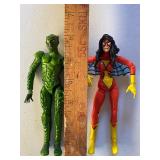 Green Goblin (2010?) and Spider-Woman (2006), Both Approx 6"