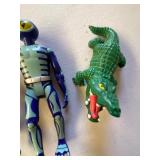 Daredevil, Black Manta, Scooby Doo Skeleton and Vintage Alligator, Please See Pictures for More Details