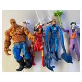 The Thing, Elektra, Mr. Fantastic (2003) and Joker, Please See Pictures and Read Description