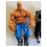 The Thing, Batman, Iron Man and Wolverine Action Figures