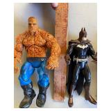 The Thing, Batman, Iron Man and Wolverine Action Figures