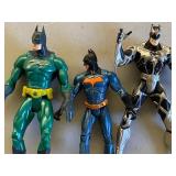 Superman and Batman Action Figures, (3) EACH, Please See Pictures
