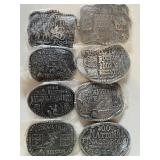Hesston Belt Buckles (8), 2000-2007