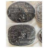 Hesston Belt Buckles (8), 2000-2007