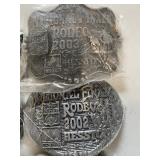 Hesston Belt Buckles (8), 2000-2007