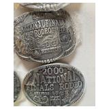 Hesston Belt Buckles (8), 2000-2007