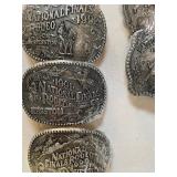 Hesston Belt Buckles (12), 1990-2000