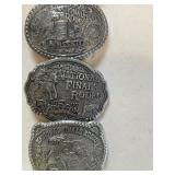 Hesston Belt Buckles (12), 1990-2000