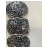 Hesston Belt Buckles (12), 1990-2000