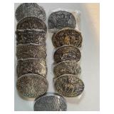 Hesston Belt Buckles (12), Please See Pictures for Years