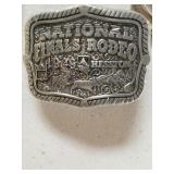 Hesston (7) and Coleman (1) Belt Buckles, Please See Pictures for Years, and a Bucle Buddy