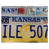 Kansas License Plates