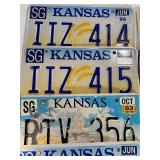 Kansas License Plates