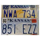 Kansas License Plates