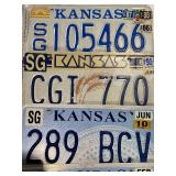 Kansas License Plates