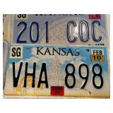 Kansas License Plates