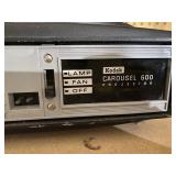 Kodak Carousel 600 Projector and 2 Full Slide Trays
