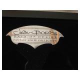 Franklin Mint Julie and Boris Days of Desire Fantasy Knife Display Box, New