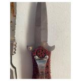 Knives, One has Sheath and Sharpening Stone, Please See Pictures