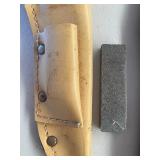Knives, One has Sheath and Sharpening Stone, Please See Pictures