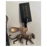 Glasses, Key Chains, Gold and Silver Toned Chains (one has broken clasp)