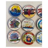 Colorized State Coins (15)
