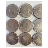 Colorized State Coins (15)