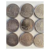 Colorized State Coins (15)