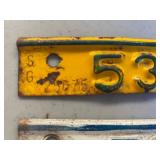 1953/52 License Plate Tabs