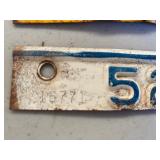 1953/52 License Plate Tabs