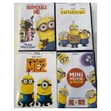 DVDs - Despicable Me and Minion Movies (4), Please See Pictures for Titles
