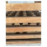 Vintage Egg Crate w/ Cardboard Flats