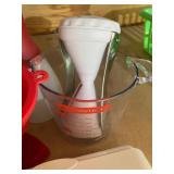 Plastic Items From Around the Kitchen in a Tote