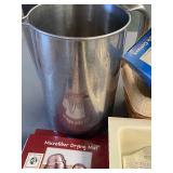 Misc Kitchen Items, Metal Pitcher, Utensils, Drying Mat (new), and More (drawer is not included)