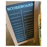 Vintage to New Games and a Chalkboard Scoreboard
