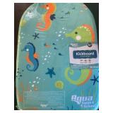 Aqua Seahorse Kickboard, Garden Pad and Inflatable Toys (new but dusty)