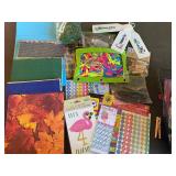 Arts and Crafts - Stencils, Laces, Colored Pencils, Clay Punch, Mini Clothespins and More