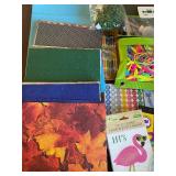Arts and Crafts - Stencils, Laces, Colored Pencils, Clay Punch, Mini Clothespins and More